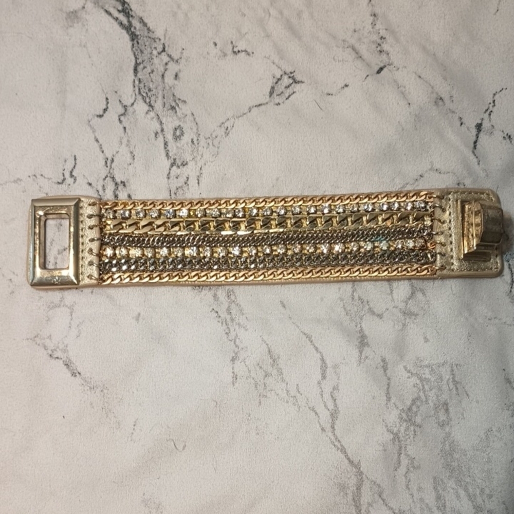 Gold and Silver Women's Bracelet